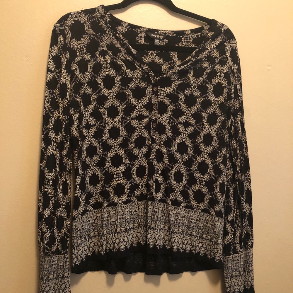 Luck Brand peasant top